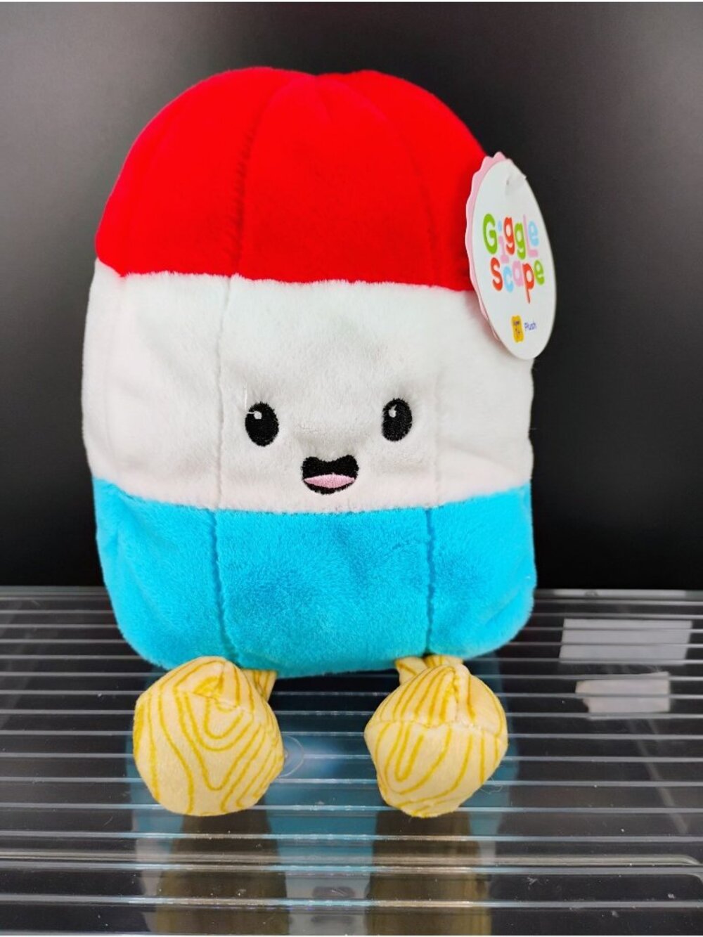 Giggle Scope Plush Toy Red White Blue Ages 1+ Collectible Soft